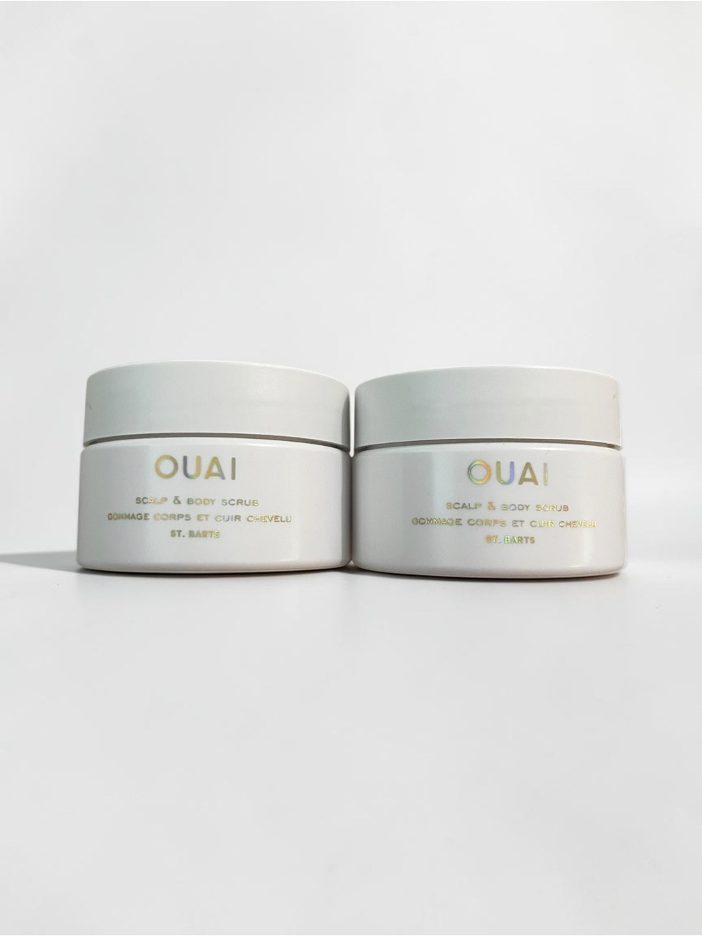 OUAI St Barts Scalp & Body Scrub Bundle 2x 1 oz New